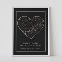 Custom Mother's Day Constellation Map #2