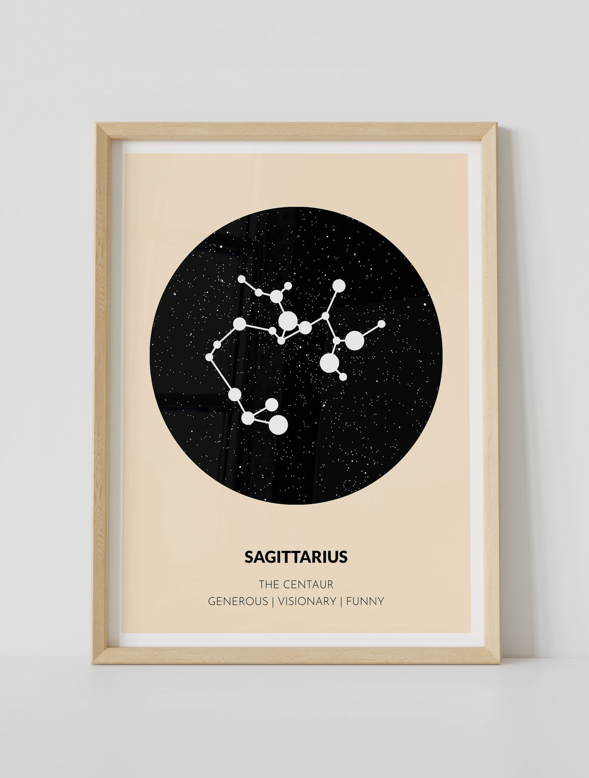 Custom Zodiac Sign Poster by Artmementos