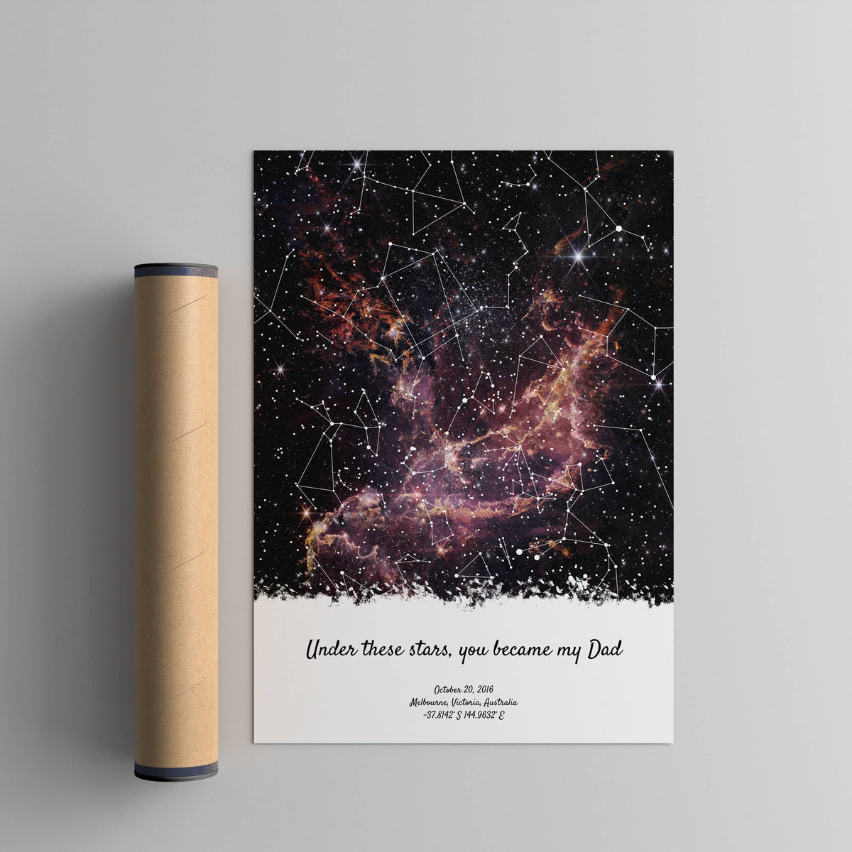 Custom Father's Day Star Map
