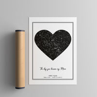 Customizable Mother's Day Night Sky Map #3