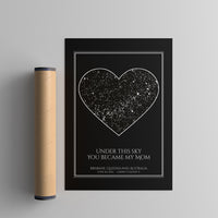 Custom Mother's Day Constellation Map #2