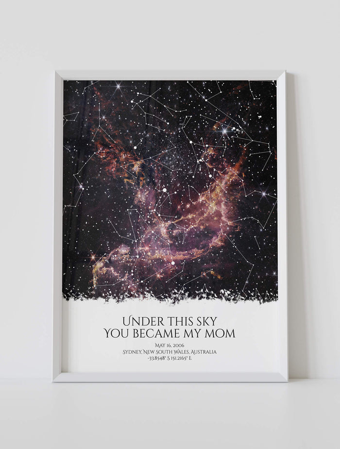 Customizable Mother's Day Star Map #6