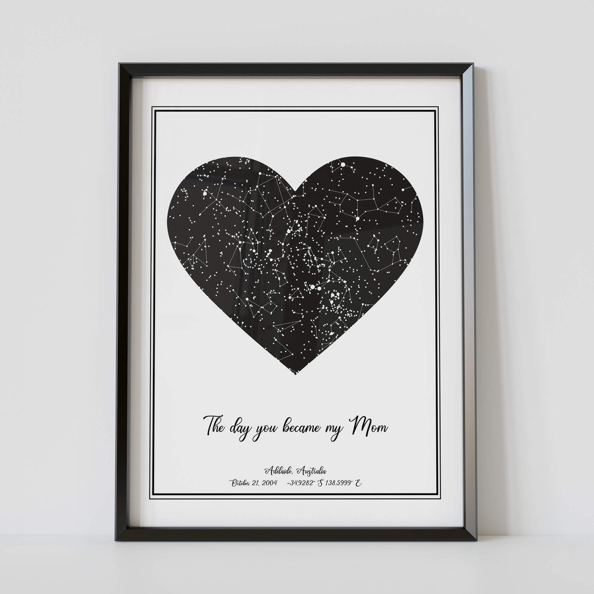Customizable Mother's Day Night Sky Map #3