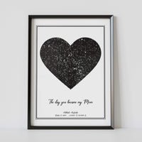 Customizable Mother's Day Night Sky Map #3