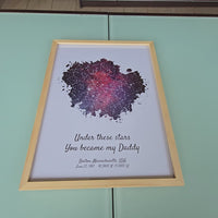 Video Presenting a Star Map Poster by Artmementos