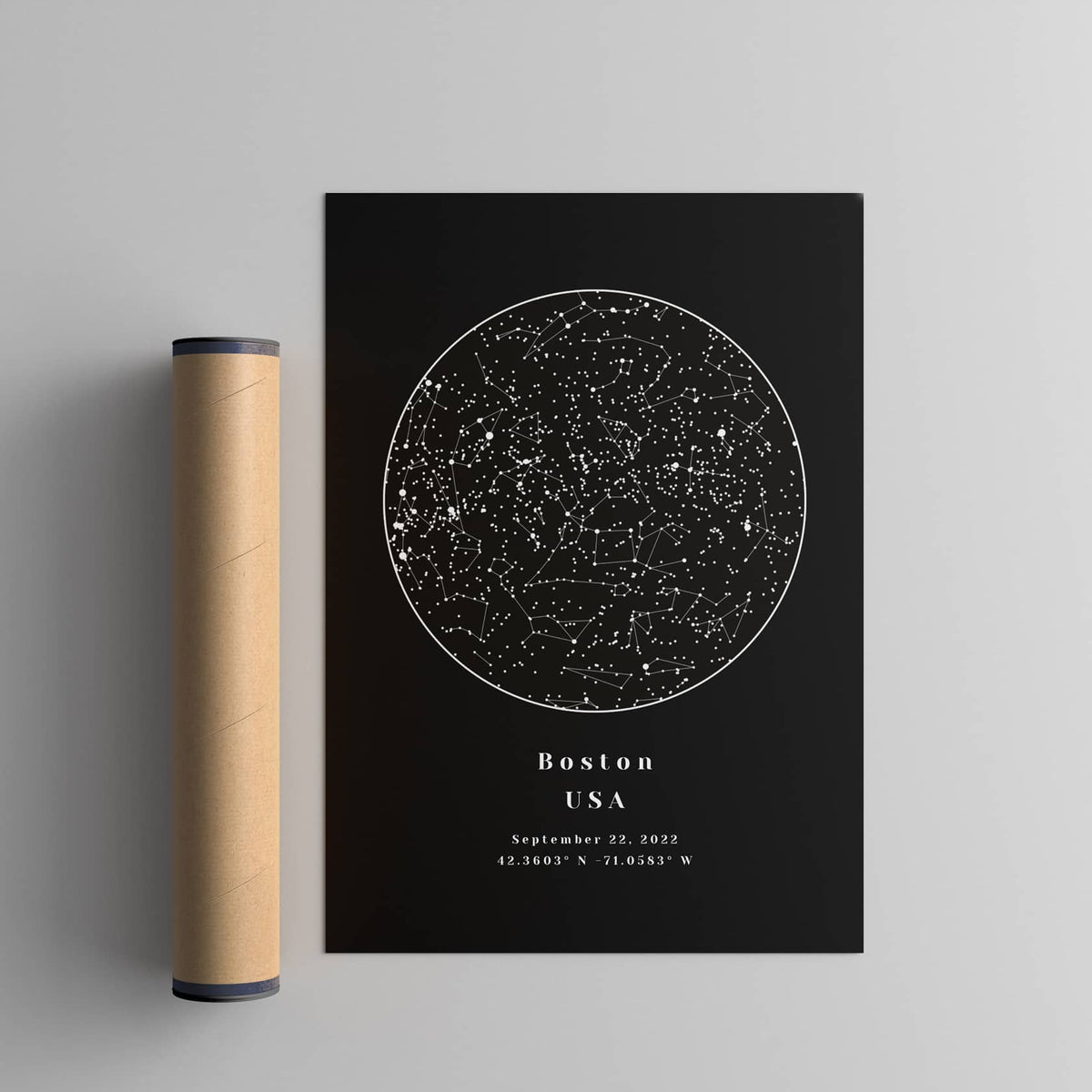 Night Sky Map by Date and Location