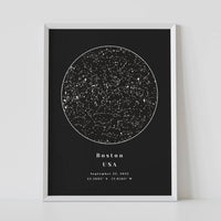 Night Sky Map by Date and Location