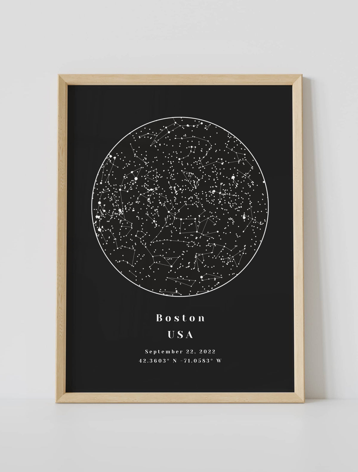 Night Sky Map by Date and Location