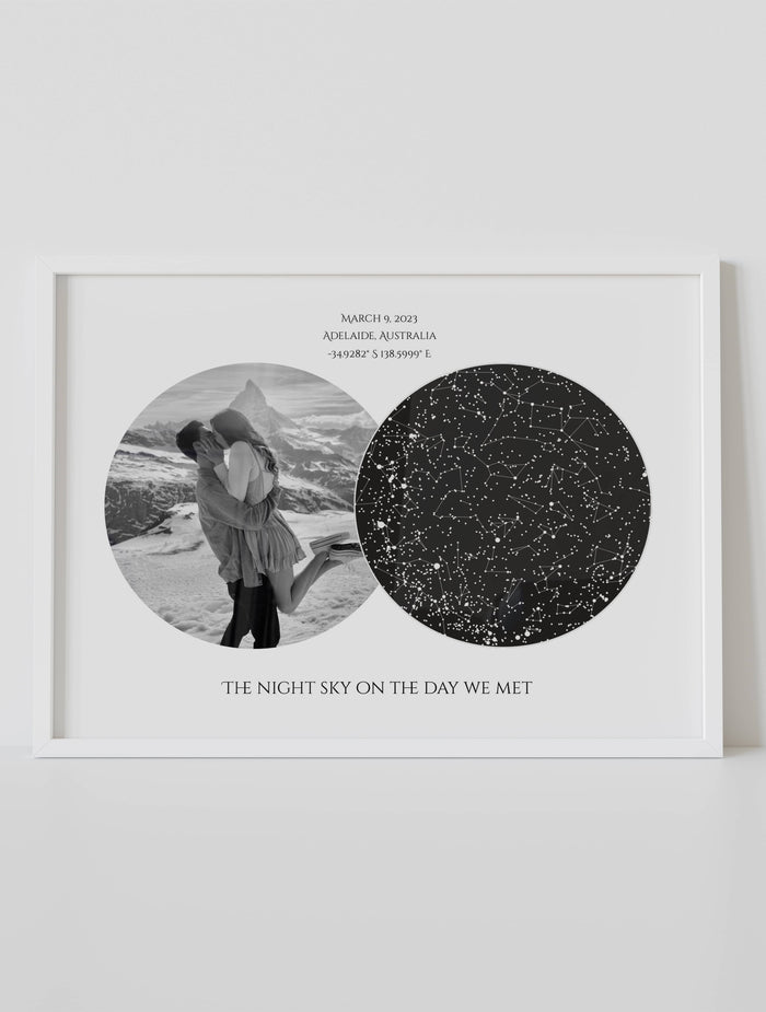 Valentine's Day Star Map for Him