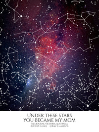 Customizable Mother's Day Night Sky Print #4