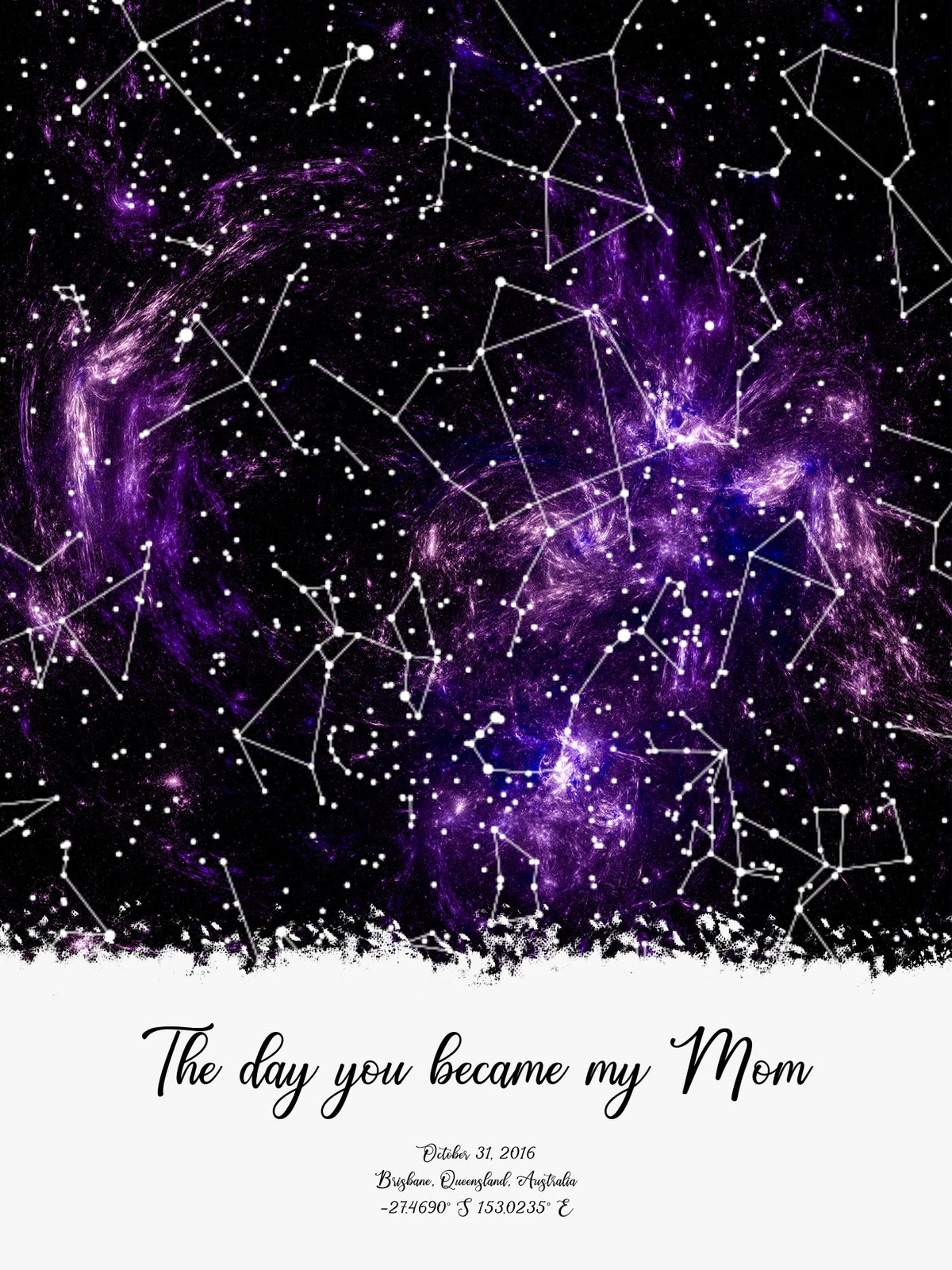 Customizable Mother's Day Star Map #8