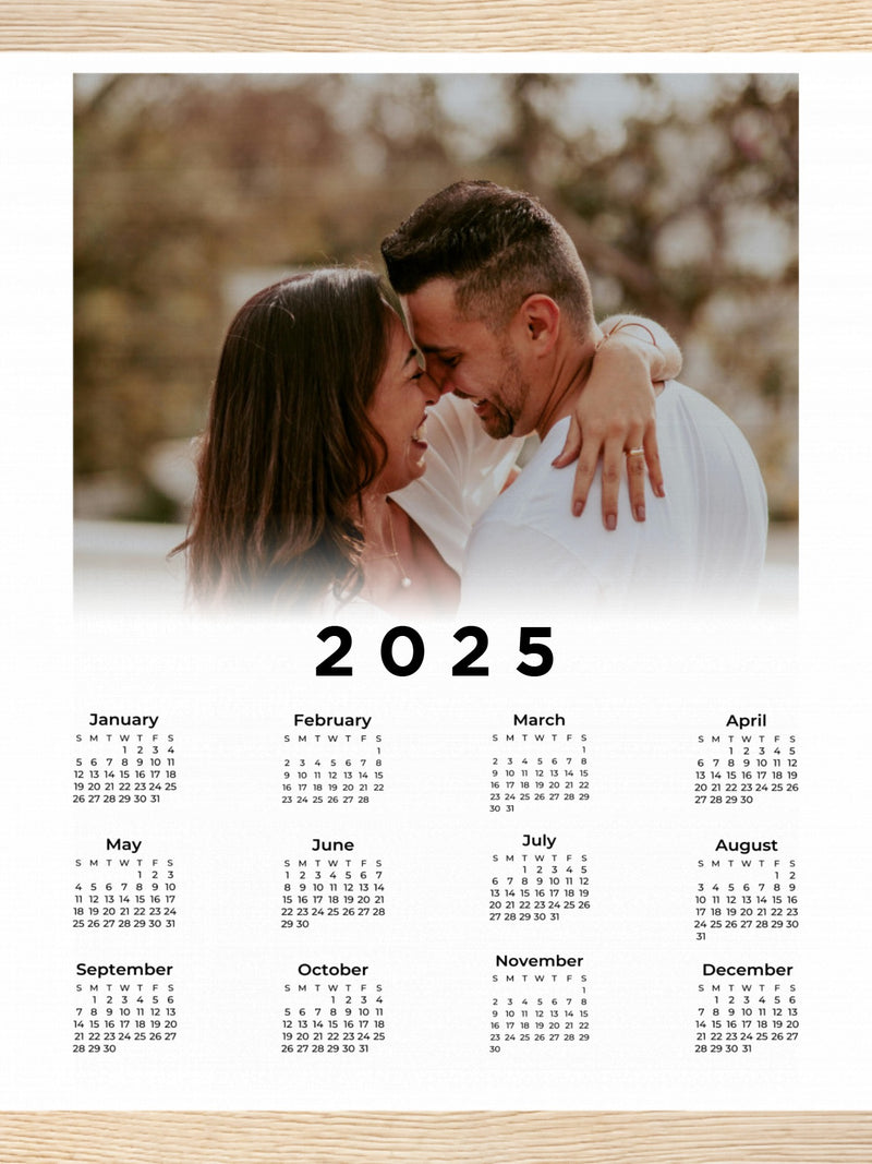 2025 Custom Calendar with Hanger