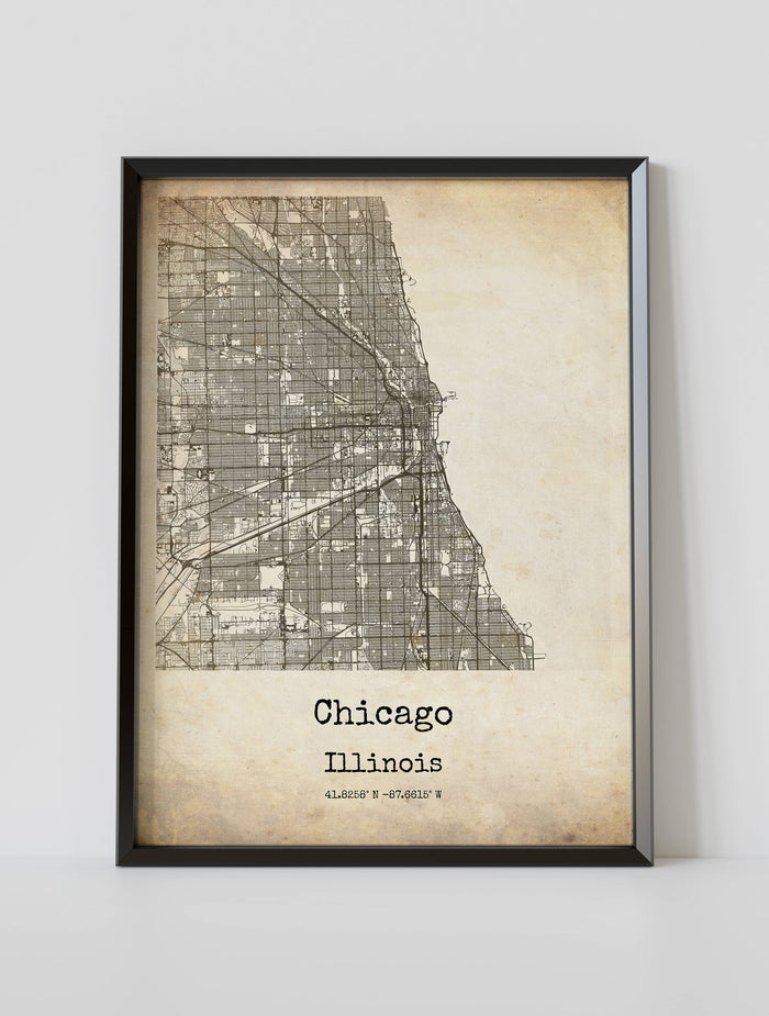 Chicago Map Poster