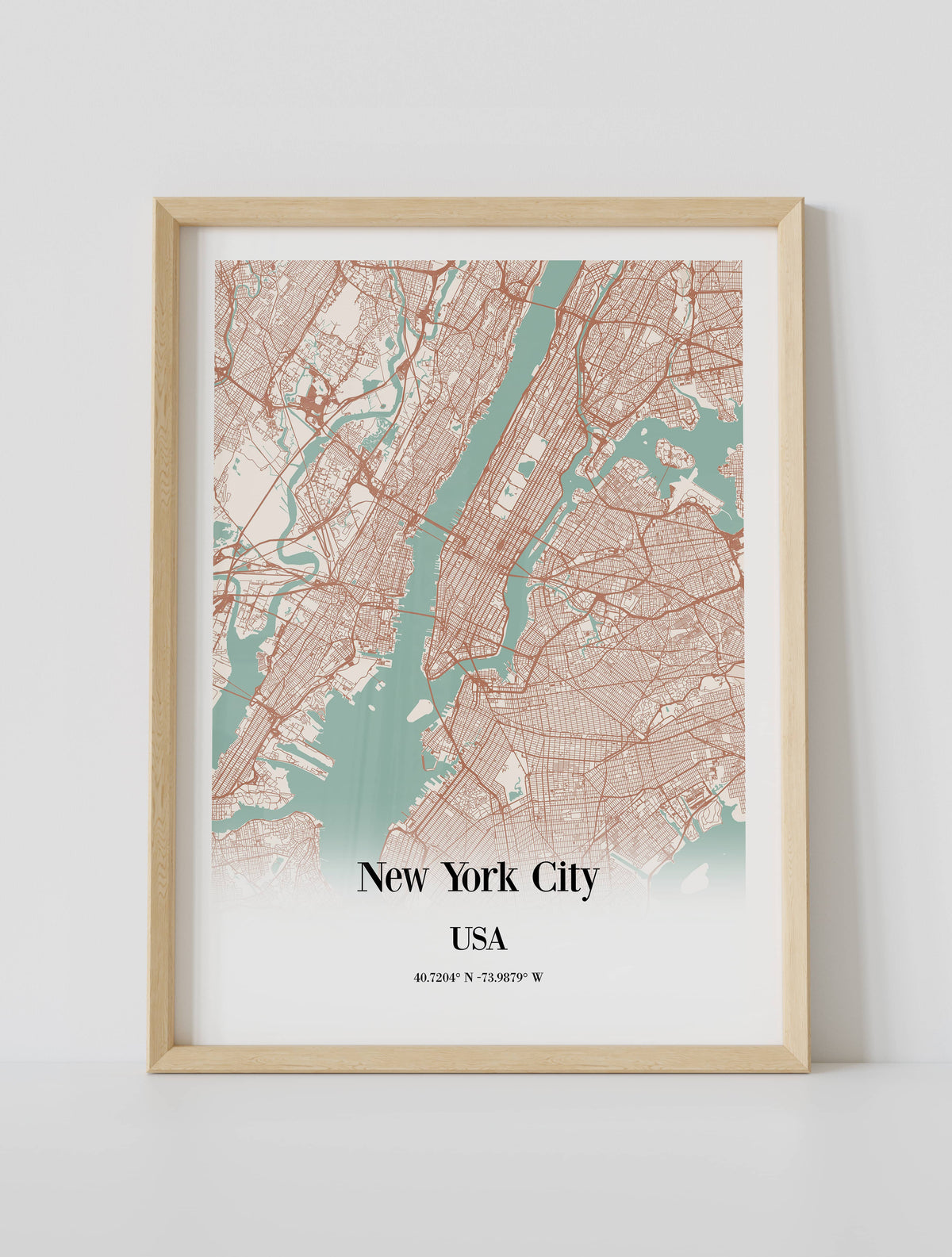 Custom City Map Poster by Artmementos