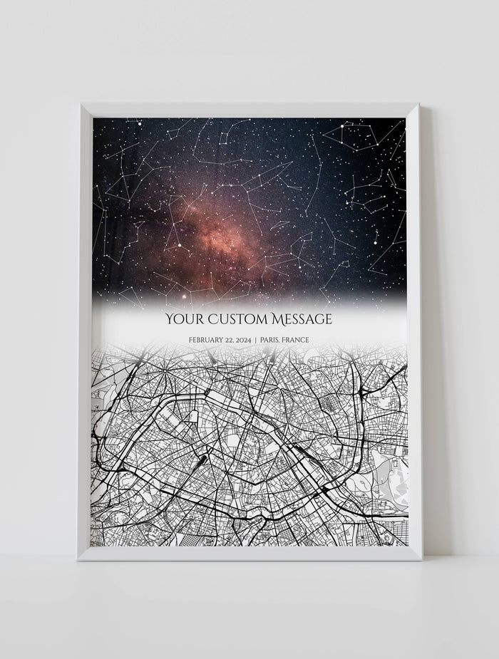 Custom Map Stars Custom Star Map Posters Designs | Artmementos