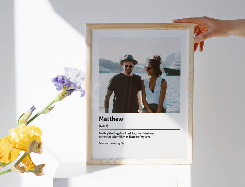 Create Your Own Custom Definition Poster with Photo