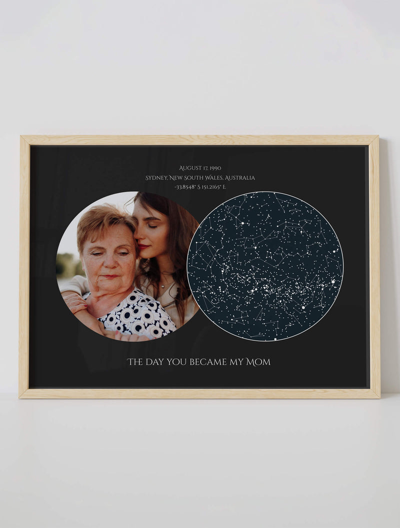 Custom Mother's Day Star Map With Photo #14