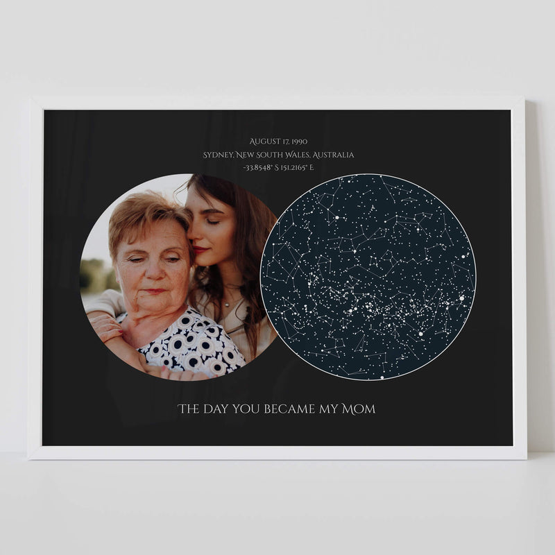 Custom Mother's Day Star Map With Photo #14
