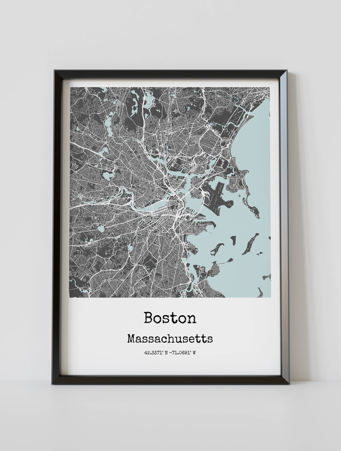 Boston Map Poster