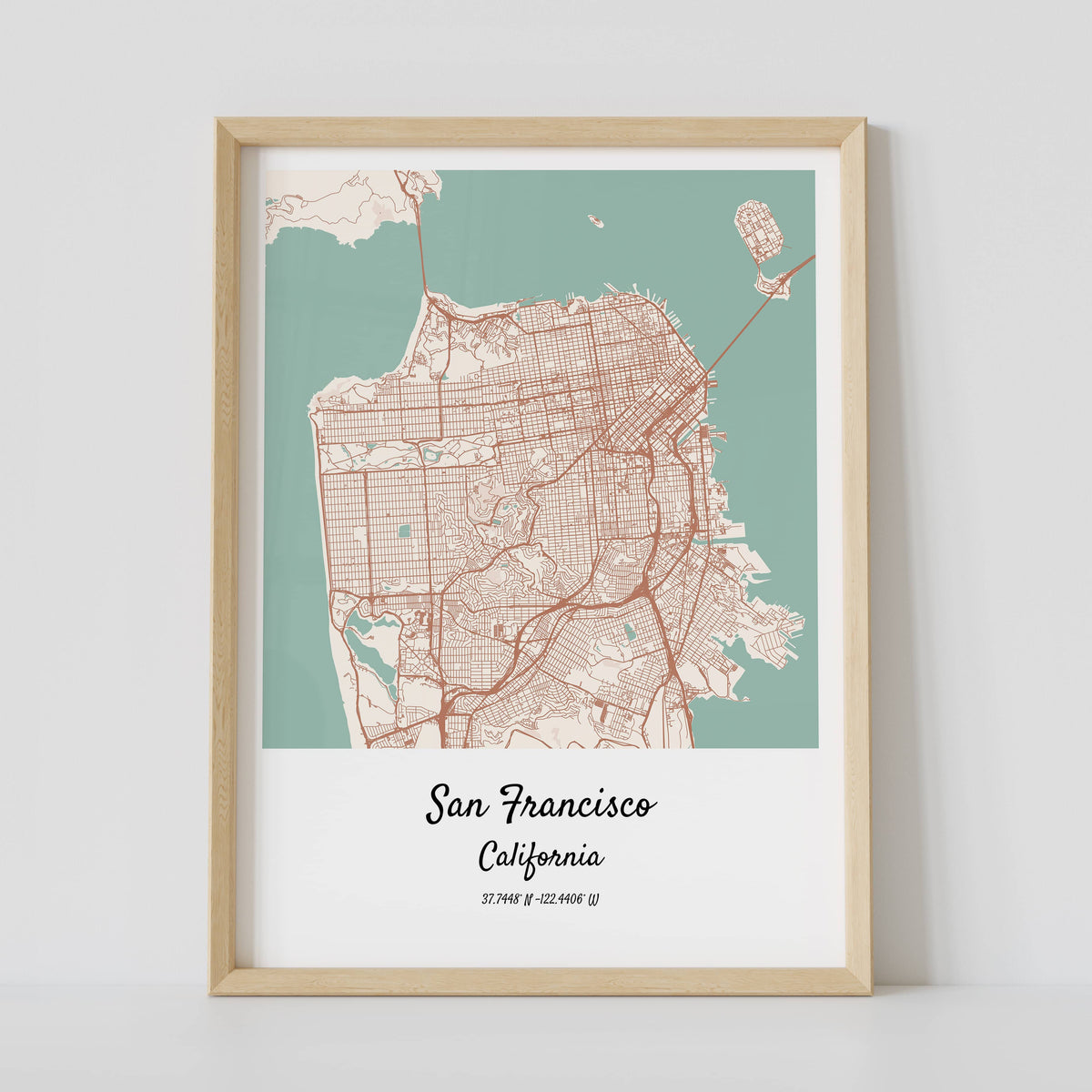 San Francisco Map Poster