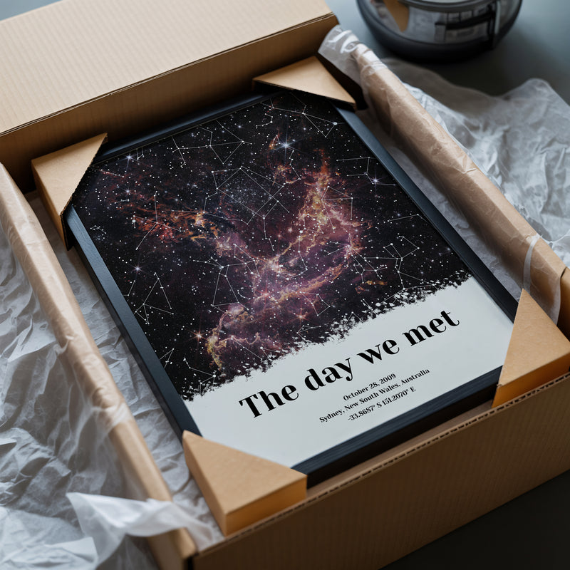The Day We Met Custom Star Map