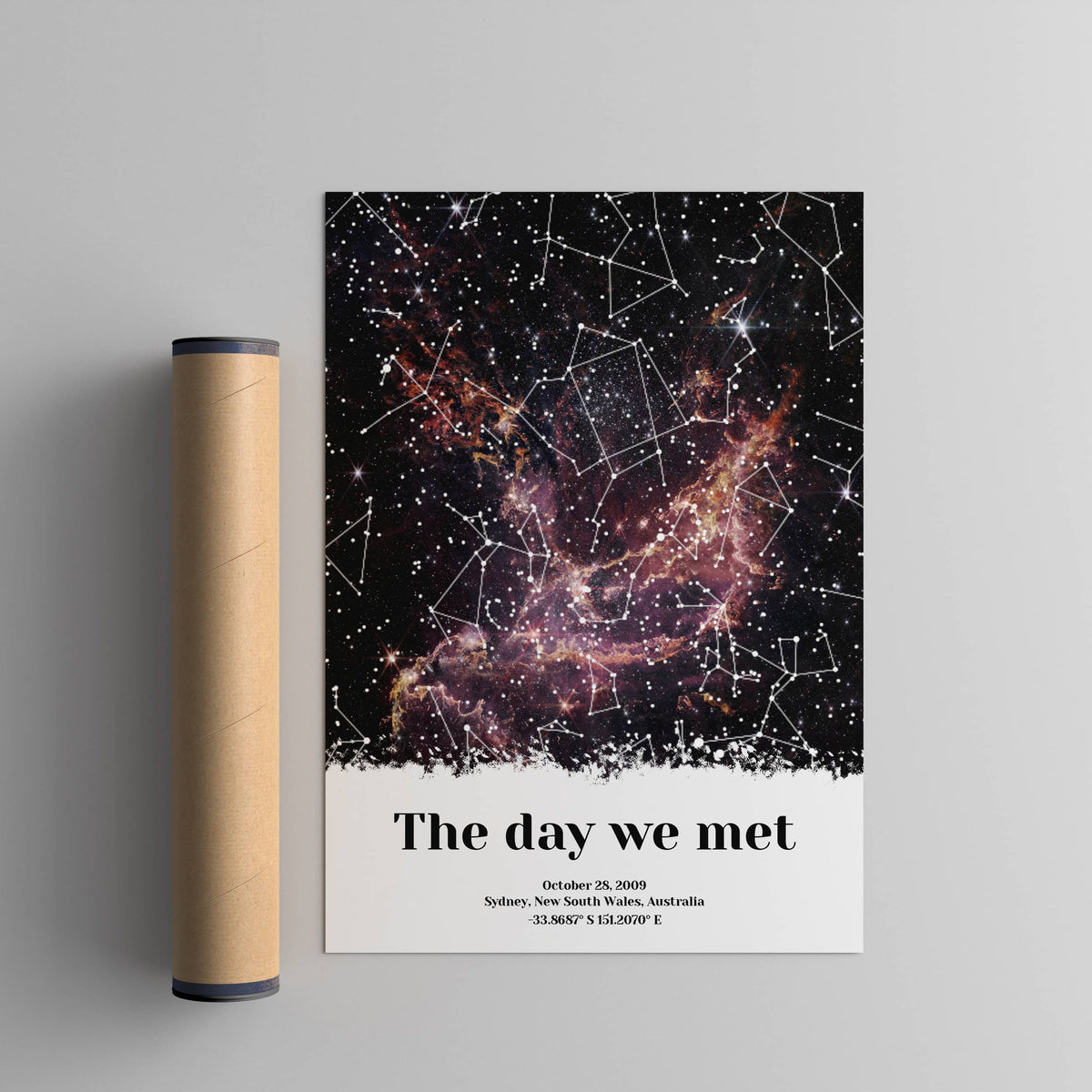 The Day We Met Custom Star Map