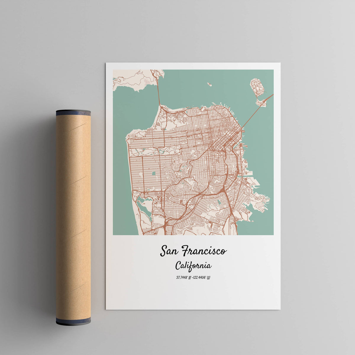 San Francisco Map Poster