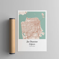 San Francisco Map Poster