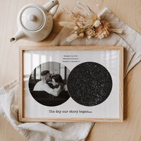 Valentine’s Day Star Map With Photo