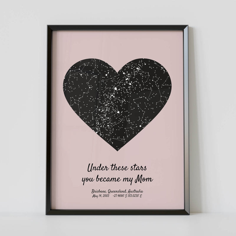 Customizable Mother's Day Star Map #7