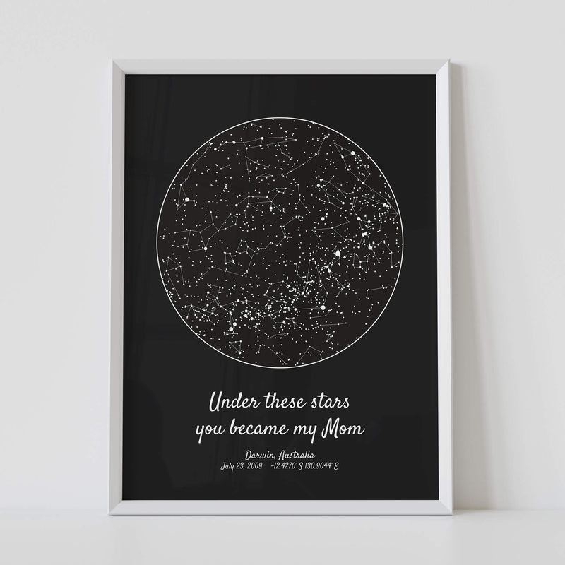 Customizable Mother's Day Star Map #1