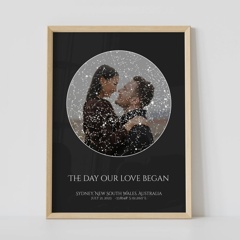 Custom Valentine's Day Star Map