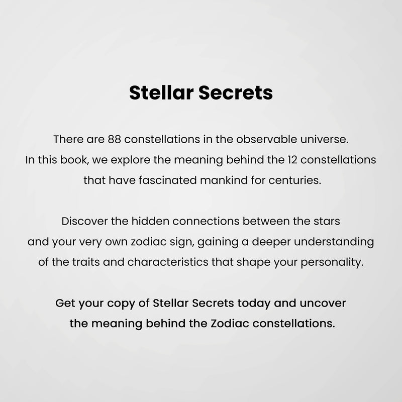 Stellar Secrets - Discover the meaning behind the zodiac constellations