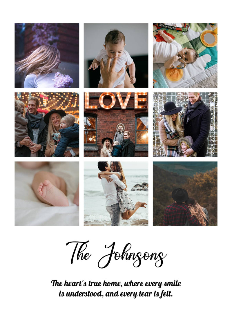 Photo Collage Poster