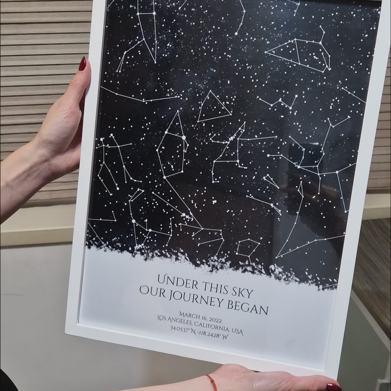 The Day We Met Custom Star Map