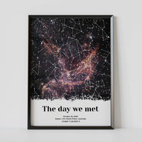 The Day We Met Custom Star Map