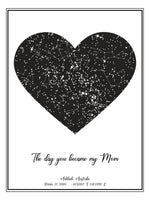Customizable Mother's Day Night Sky Map #3