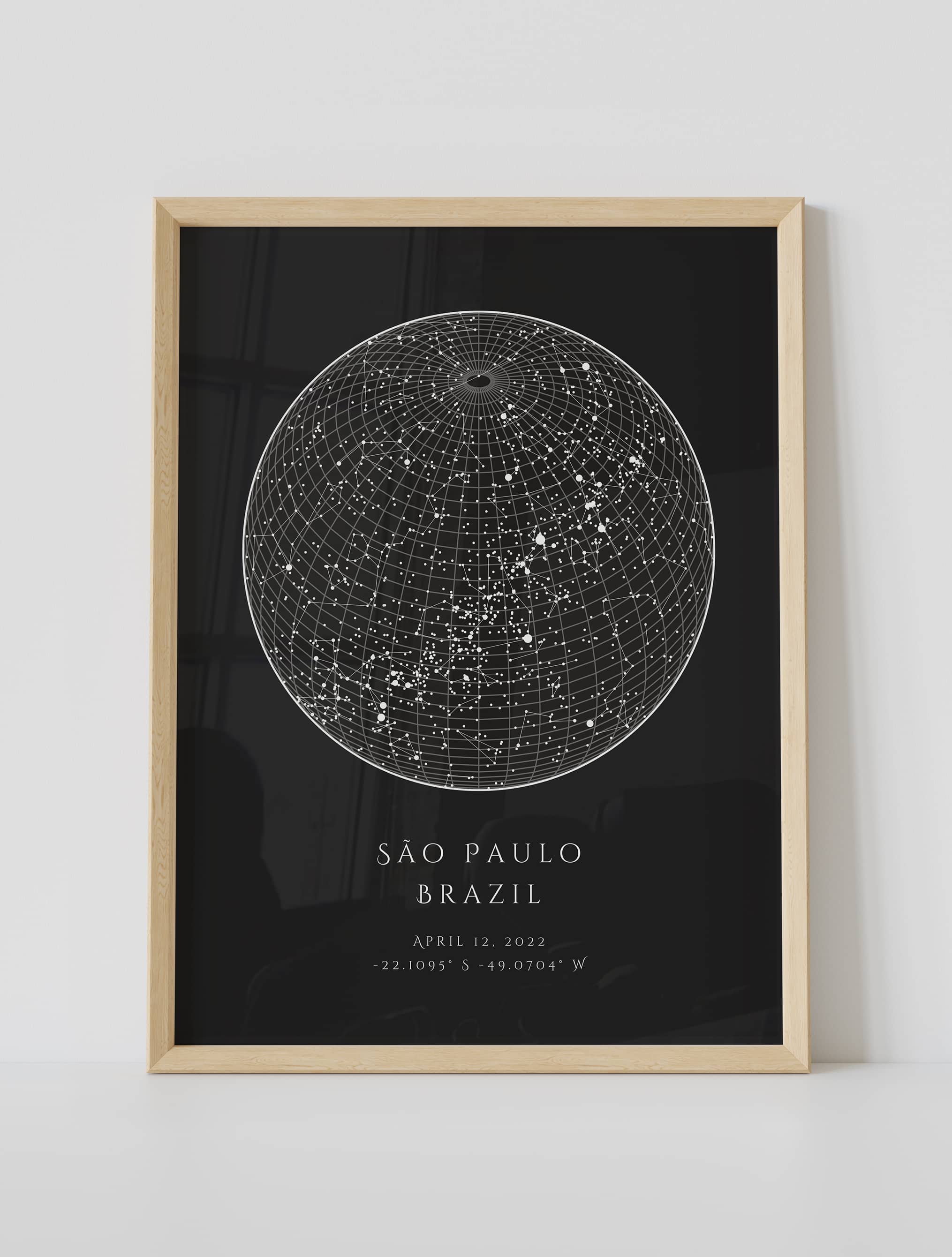 Custom Star Map by Date and Location | 100+ Designs