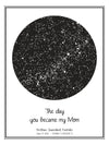 Customizable Mother's Day Star Map #11