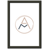 Black metal frame