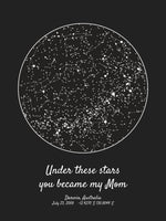 Customizable Mother's Day Star Map #1
